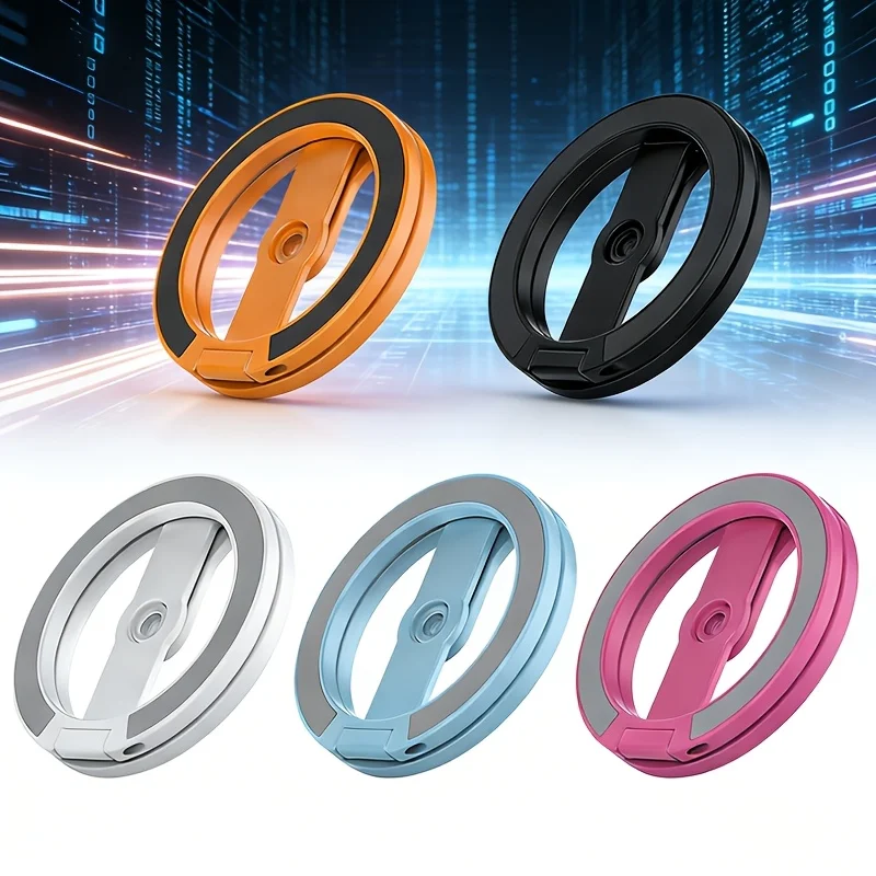 

For Magsafe Double-sided Strong Magnetic Holder for Photography Equipment Mobile Phone Portable Folding Magnet Stand for iPhone