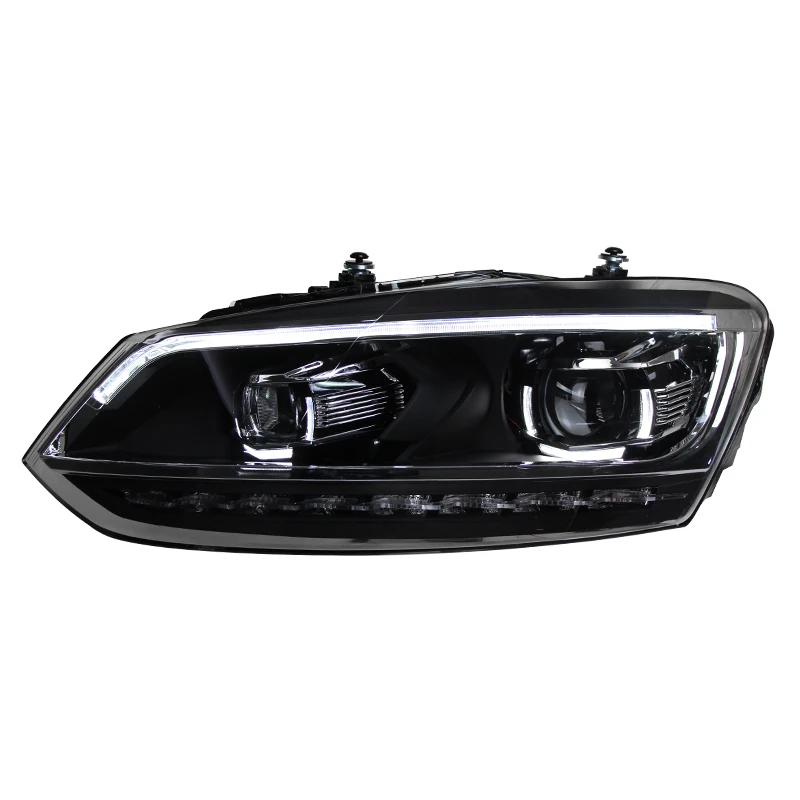 Car Accessories HID Xenon Headlight LED DRL Headlamp For Volkswagen POLO 2011-2018 Head Lamp Assembly