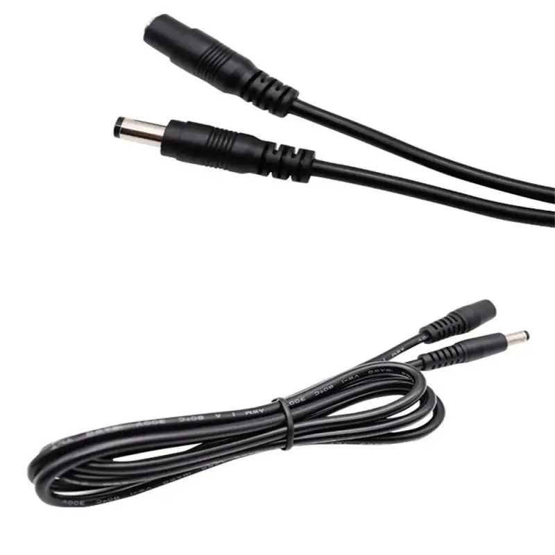 12V 2A Power 1M 5M Extension Cable 5.5mmx2.1mm DC Plug for CCTV Camera NVR System 12 Volt Extension Cord