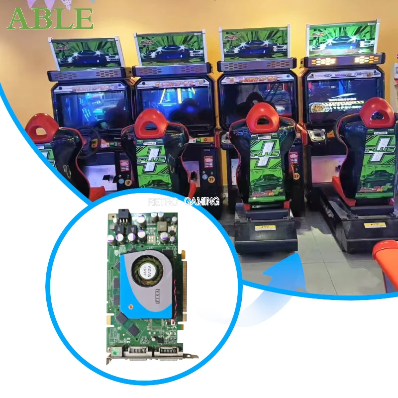 Arcade Driving Parts Racing Machine Graphics Card Arcade Wangan Midnight Maximum Tune 3DX+