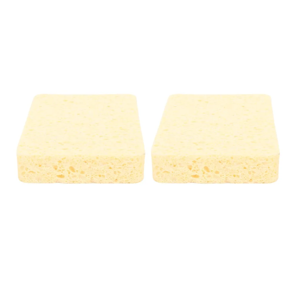 3pcs Portable With Storage Case Painting Sponge Rectangle Shape Water Absorbent Watercolor Sponge Artist Sponge For Art Supplies