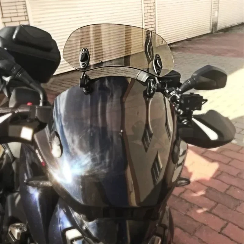 

Motorcycle Wind Deflector Windscreen Windshield For BMW R 1200 GS Honda VFR 800 Yamaha Kawasaki Versys 650 Triumph Benelli KTM