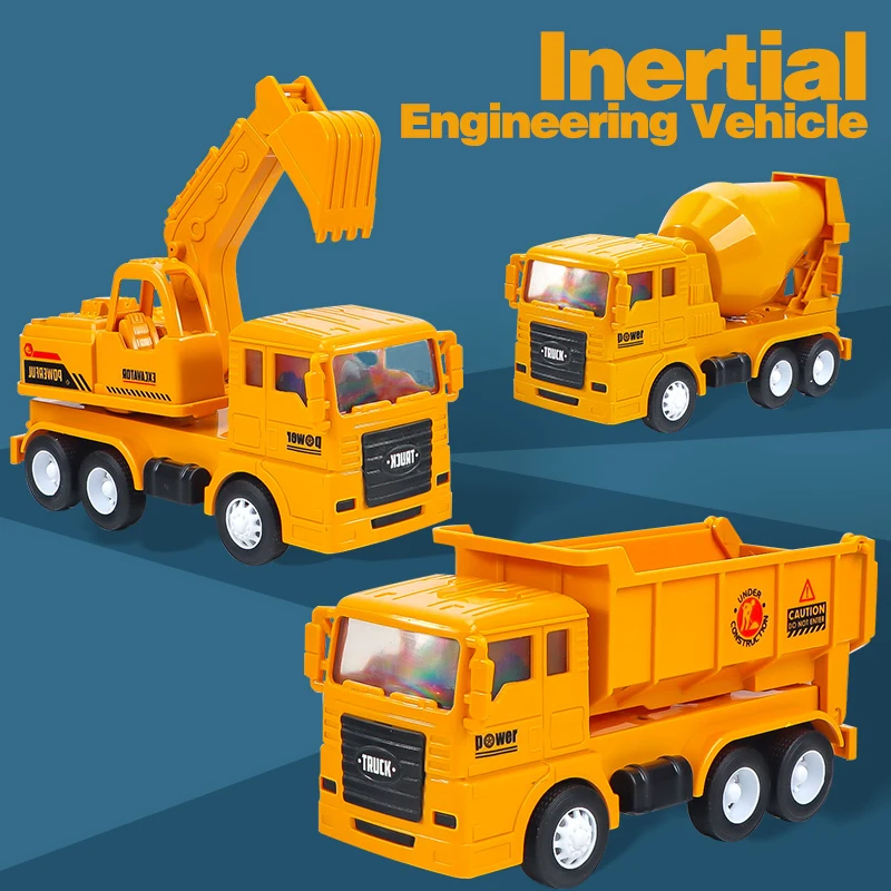 

Инженерная игрушечная машинка, пластиковая инерционная ручная толкающая инженерная машина, ведро, роликовая лопата для копания, детские подарки B167