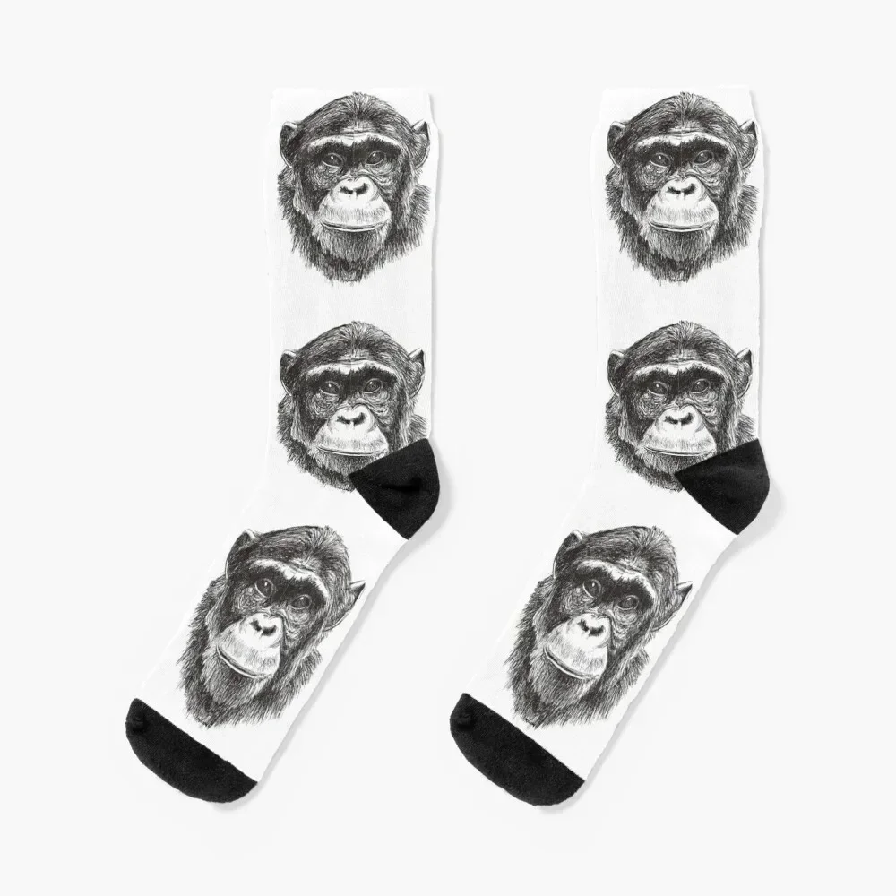 

Chimpanzee Socks funny sock Children's anti-slip cotton Socks Women Men's