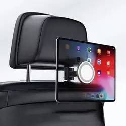 Rear Seat Magnetic Holder Backseat Cradle For Ipad iPhone 12 13 14 15 16 Magsafe Vehicle Tablet Stand Pillow Navigation Cradle