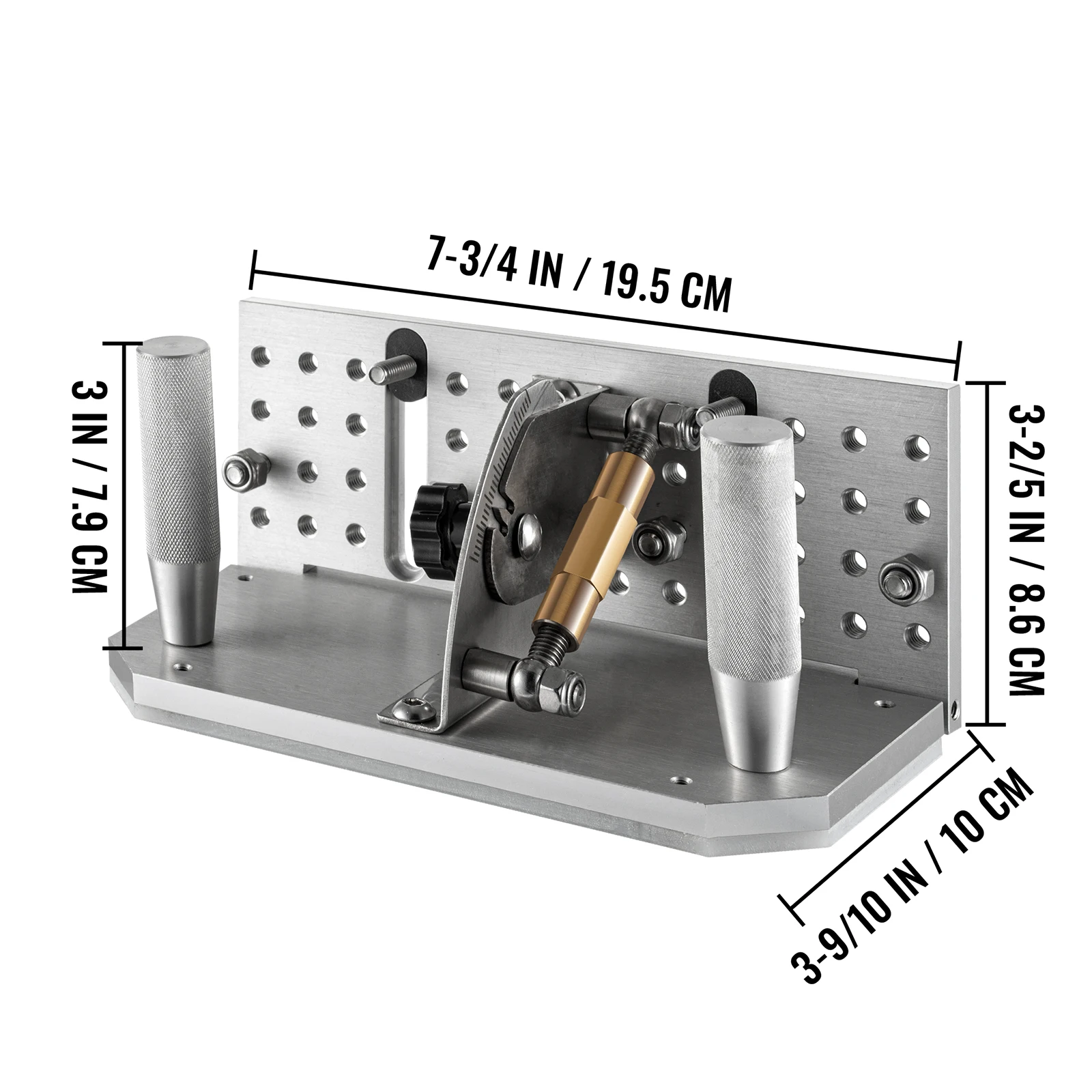 Imagem -06 - Vevor-ajustável Belt Knife Sharpener Jig com Alças Duplas Comprimento Sharpening Locator Belt Grinder 775 85 °115 °