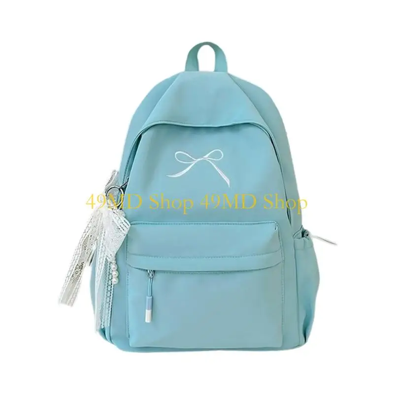 49MD Japanese Styles Backpacks Student School Bag Sweet Bows Backpacks for Girl