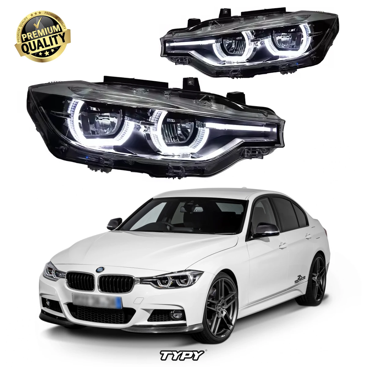 

TYPY Car Lights For BMW 3 Series F30 Headlight 2012-2019 LED Projetor head Lamp Daytime Running Light Automotive Accessories