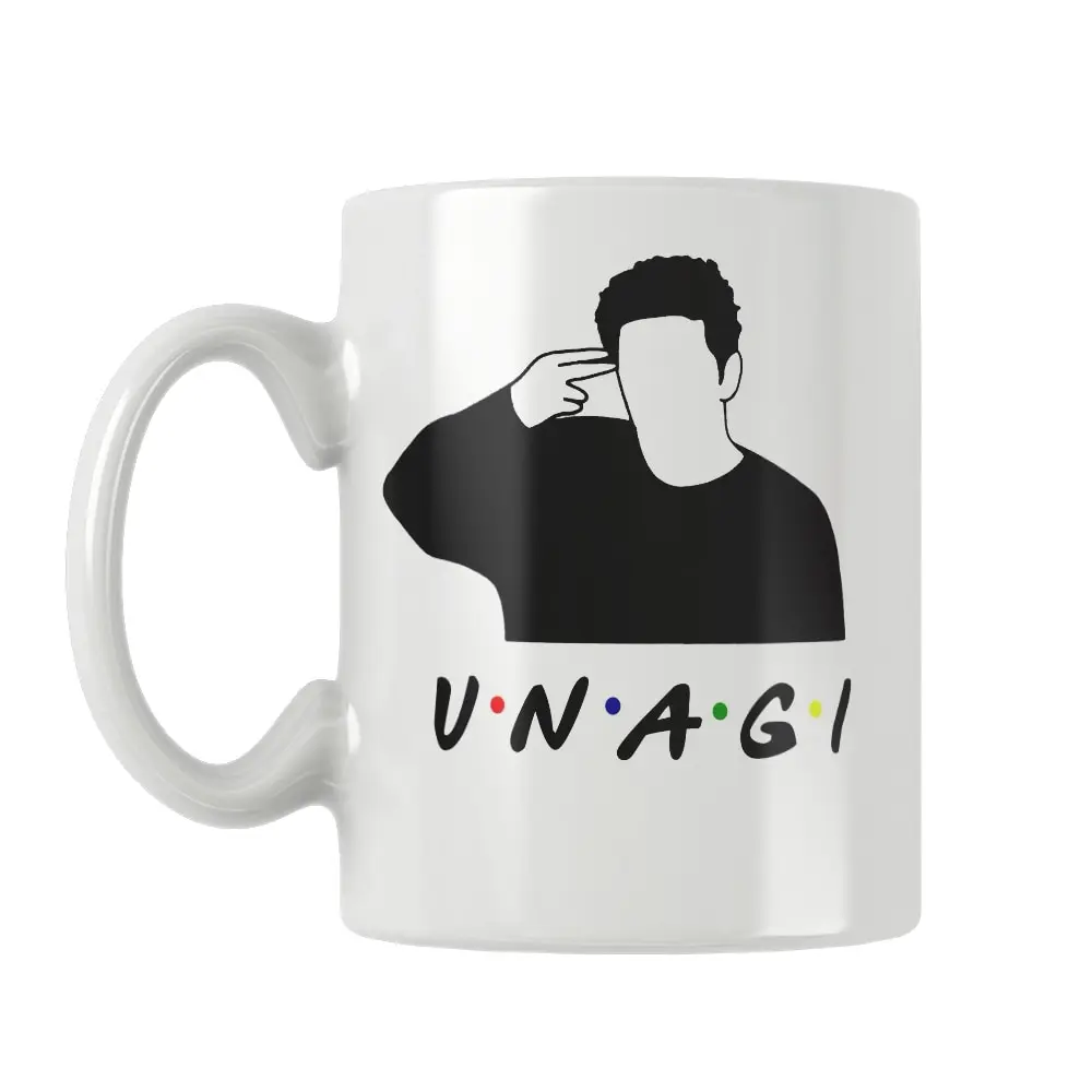 Unagi Friends Mug Coffee Cup White Ceramic Office&Home Women Men Cute Funny Birthday Gift Ideas