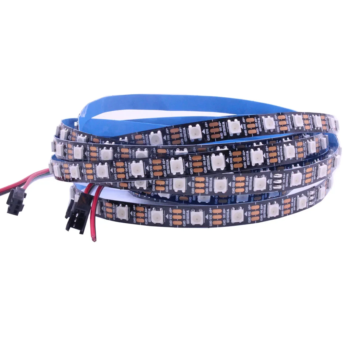 

5m/Lot WS2812B ECONOMIC DC5V RGB LED Pixels Strip Light tape Individually Addressable LED Dual-Signal 60 Pixels/m full color