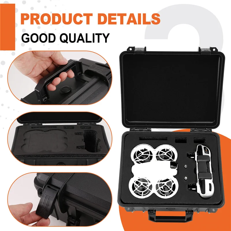 

Новинка! Коробка для хранения дронов для DJI NEO Fly, более комбинированная портативная сумка, взрывозащищенная коробка, портативная водонепроницаемая коробка для улицы