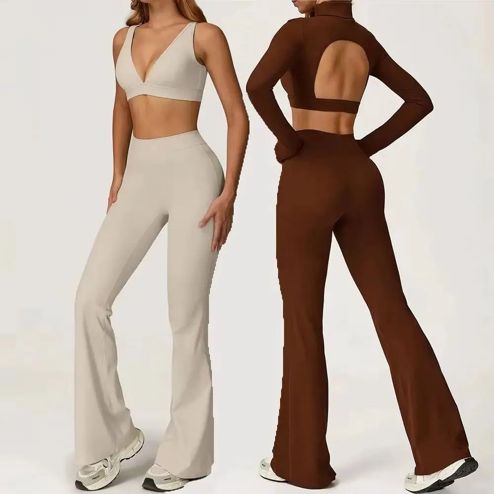 Yoga Set 2PCS Sports Suits Fitness Sportswear Women Gym Set Women's Tracksuit Workout Suit Female Quick-Drying Yoga Clothing
