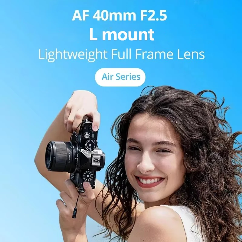 VILTROX AF 40mm F2.5 Air Full Frame L Mount Auto Focus Prime Lens Lightweight Portrait Vlog Camera Lens for Leica SL2 SL3 SL2-S