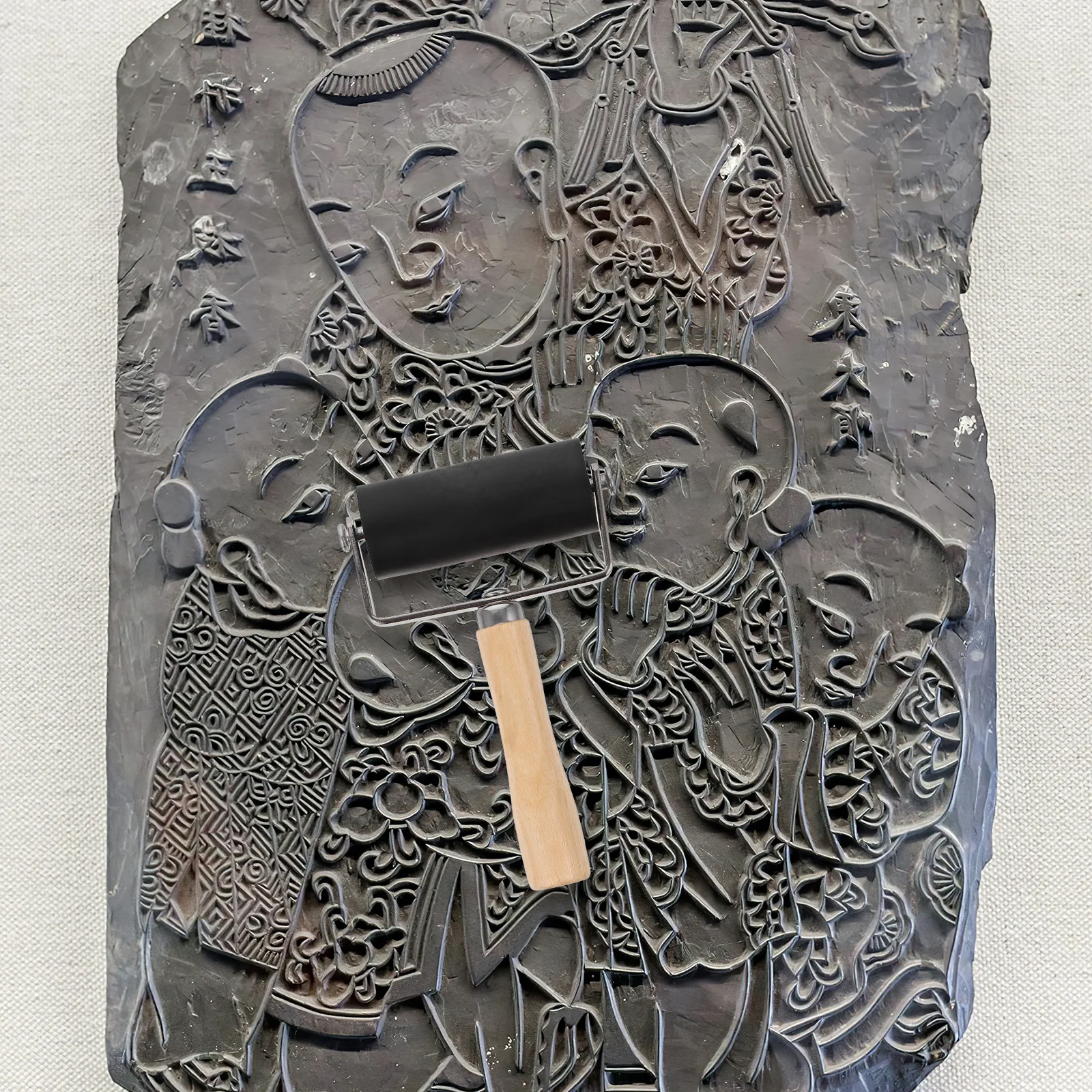 

3Pcs Fine Craftsmanship Printmaking Roller Practical Gift for Artists Rollers for Crafting Rollers