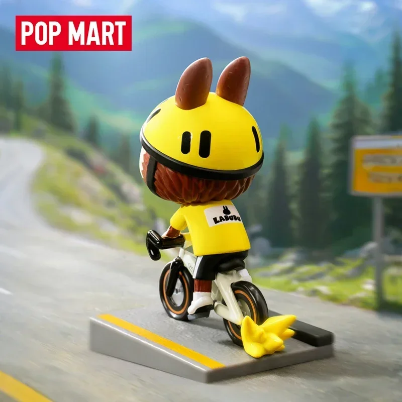 

POP MART LABUBU THE MONSTERS Летняя велосипедная серия Kawaii Аниме Фигурка-сюрприз Mystery Box слепая коробка Коллекция игрушек