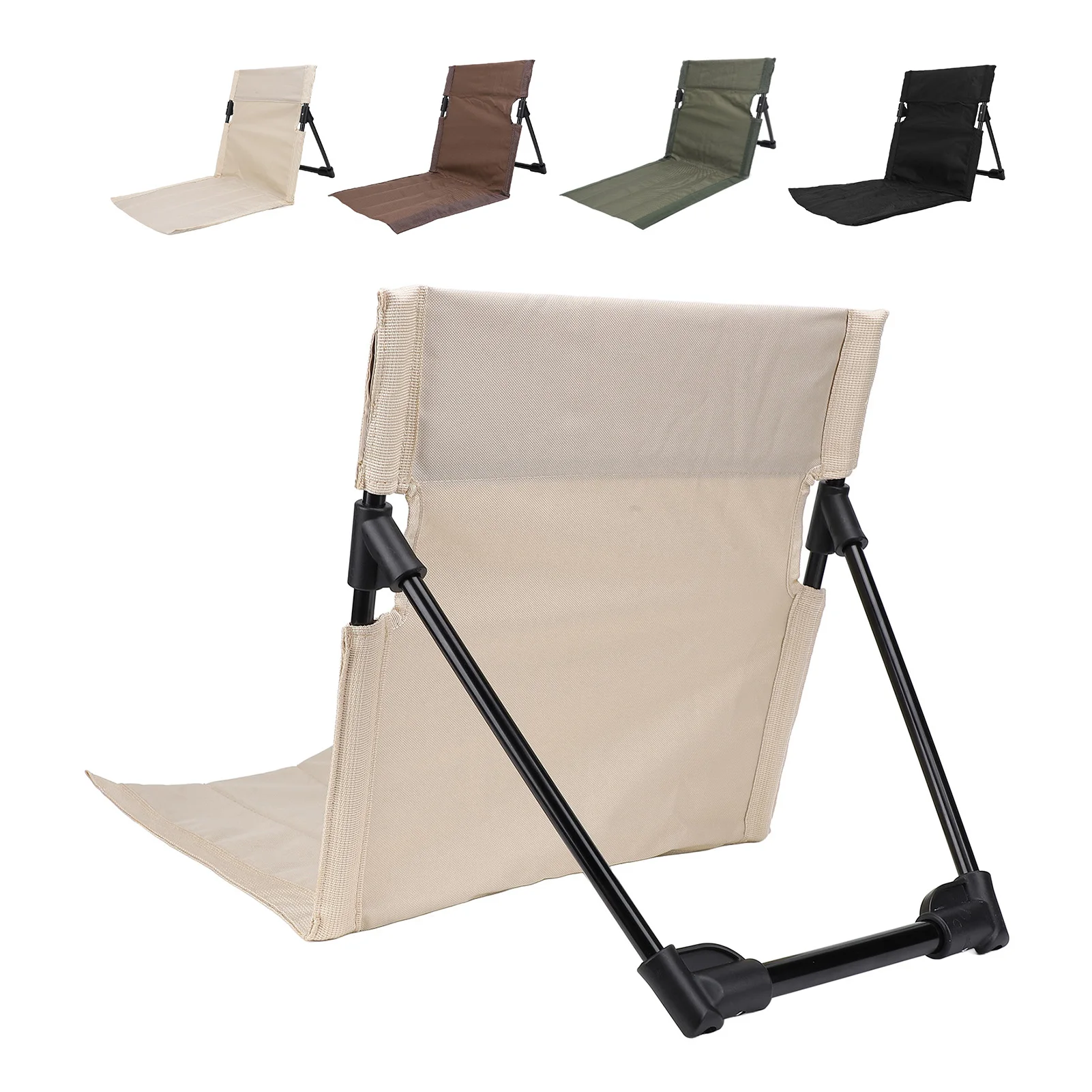 

Портативное пляжное кресло-шезлонг с регулируемой спинкой, легкое, из алюминиевых труб, удобное, складное, для отдыха на природе