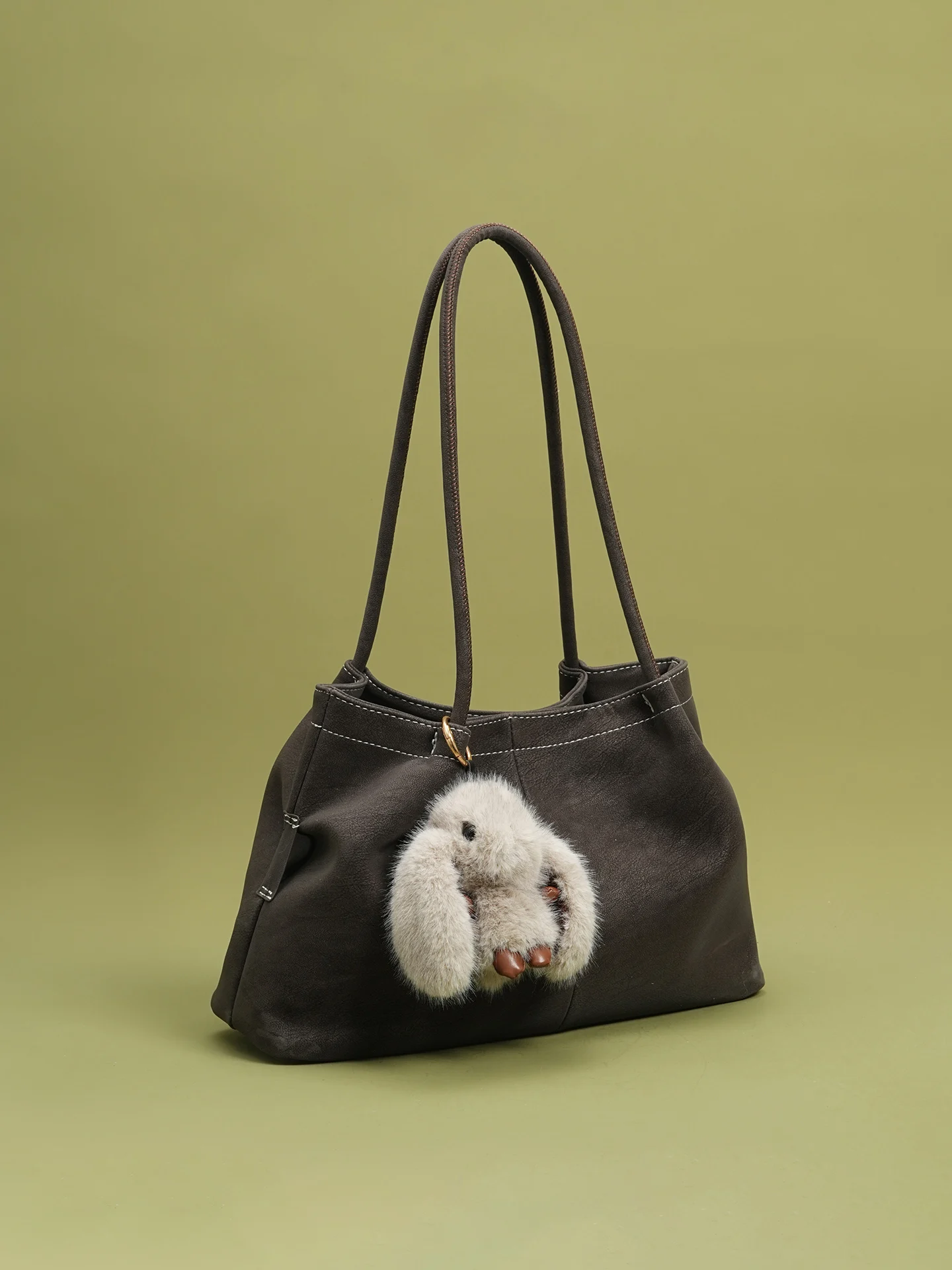 

High Quali Retro Suede tote bag Autumn Winter New Large Capacity Commuter Tote Bag Shoulder Bag Casual Versatile underarm bag