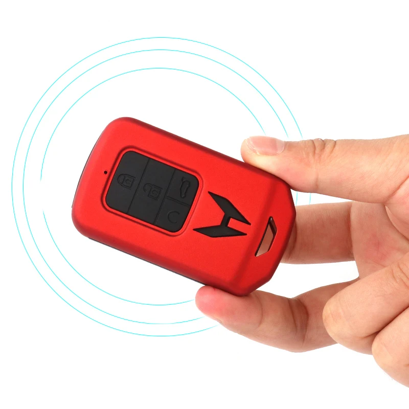 New ABS Carbon Fiber Silica Gel Car Key Case For Honda Accord Civic 10th Gen JADE VEZEL CRIDER CRV Keychain Interior Accessories