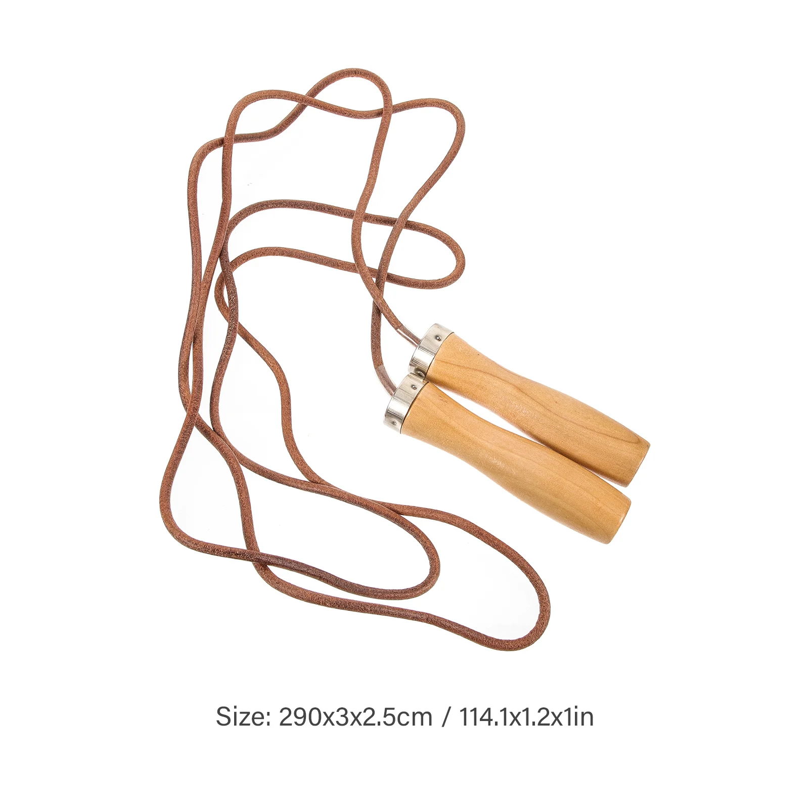 Corde à sauter avec manche en bois, Fitness, sport, léger, résistant à l'usure, pour une longue durée, Portable