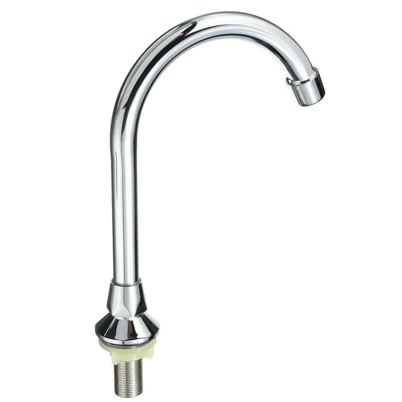 Foot Pedal Faucet Copper Bathroom Basin Sink Faucet Single Hole Faucet for Hospital Hostel Laboratory Public Places Water Tap