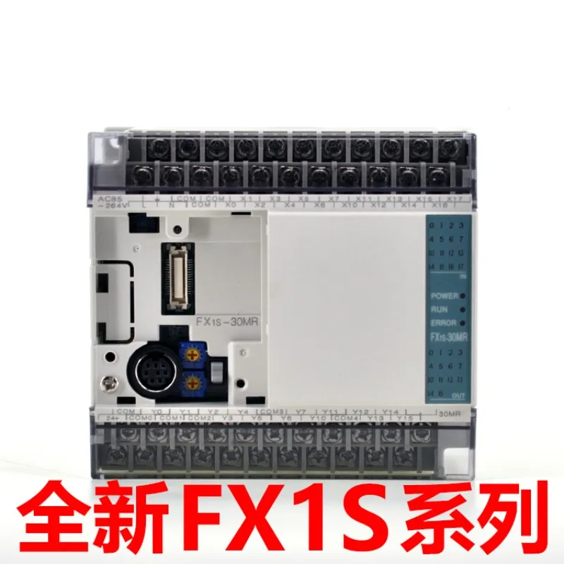 وحدات تحكم قابلة للبرمجة أصلية جديدة في الصندوق FX1S-20MR-001 FX1S-20MT-001 FX1S-30MR-001 FX1S-30MT-001