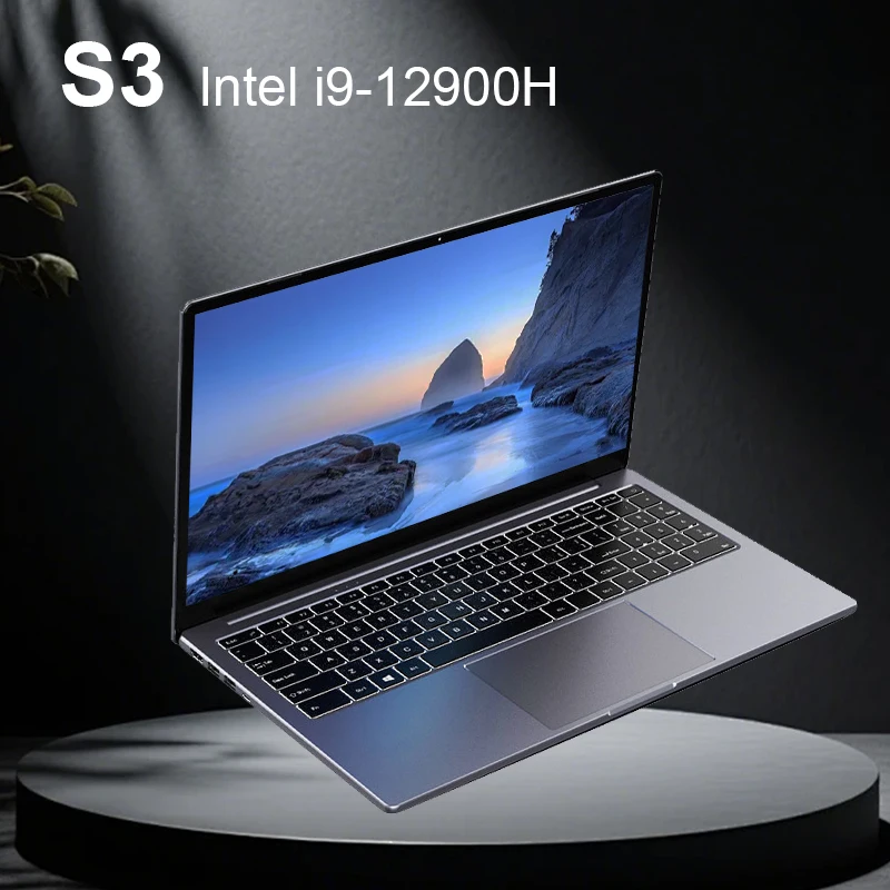 【S3】 Laptop Intel Core i9-12900H 15,6-calowy Ultrabook Komputer 2*DDR4 2*M.2 SSD Win11 Kamera Odcisk Palca Rozblokowanie Laptop Biznesowy