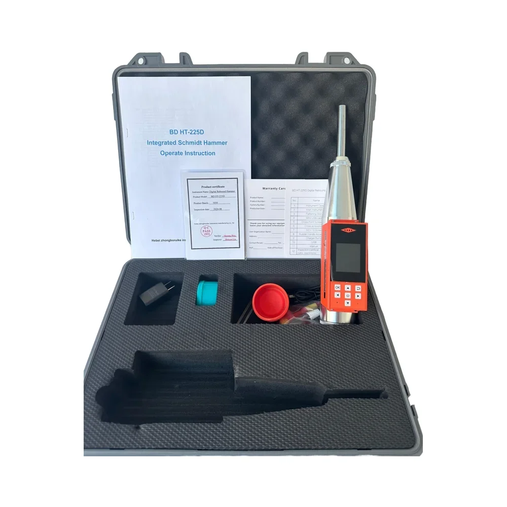 Intelligent digital Schmidt concrete rebound test hammer civil engineering non-destructive testing instrument