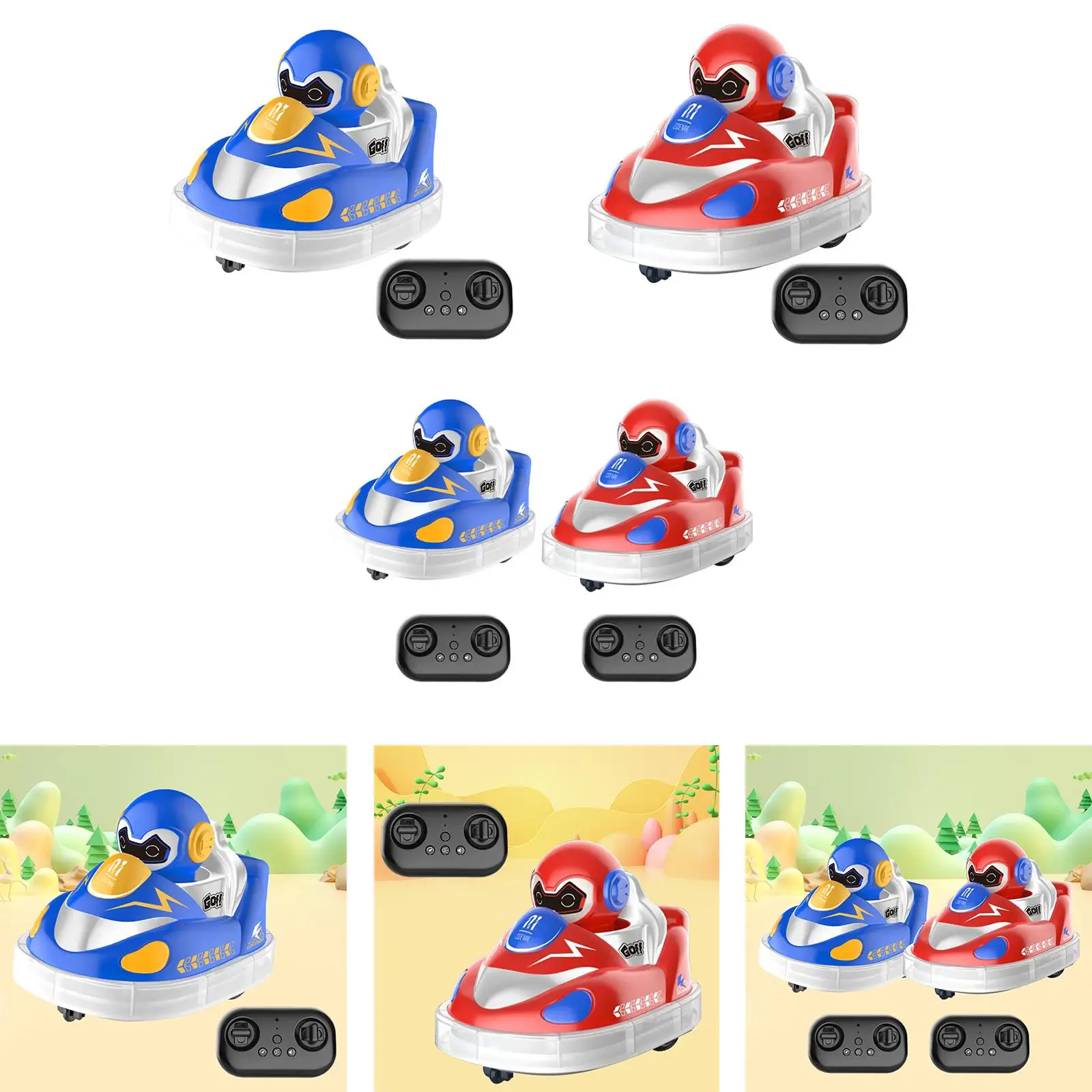 RC Speed Bumper Car Creative Gifts Sturdy Simple to Control Battle Car Toys for Teens Adults Children Ages 6 and up Festivals