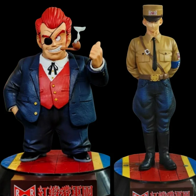 

Anime Dragon Ball Figurine Gk Red Ribbon Army General Blue Commander Red Action Figure Pvc Collection Model Room Decoration Gift