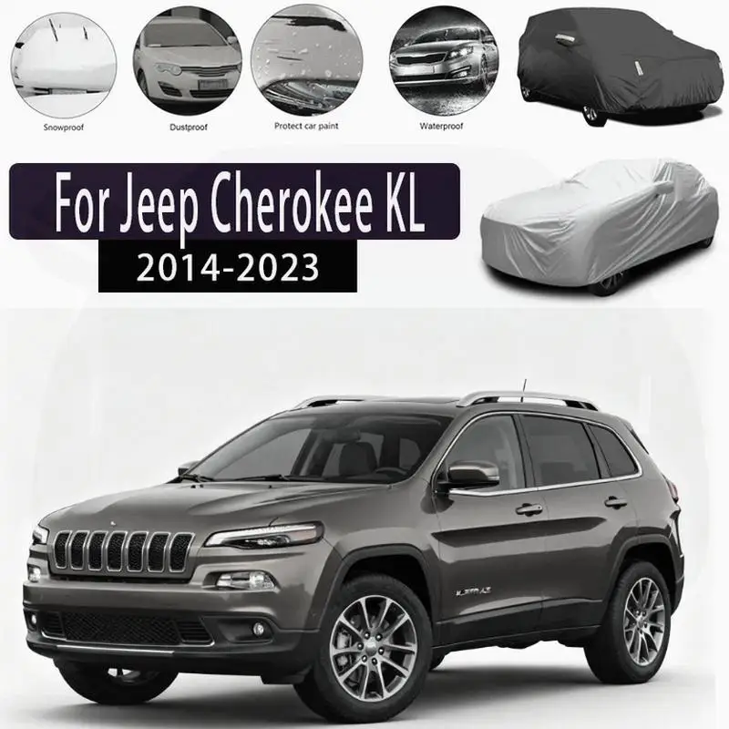 

For Outdoor Protection & Waterproof Full for Jeep Cherokee KL 2014-2023 Car Covers