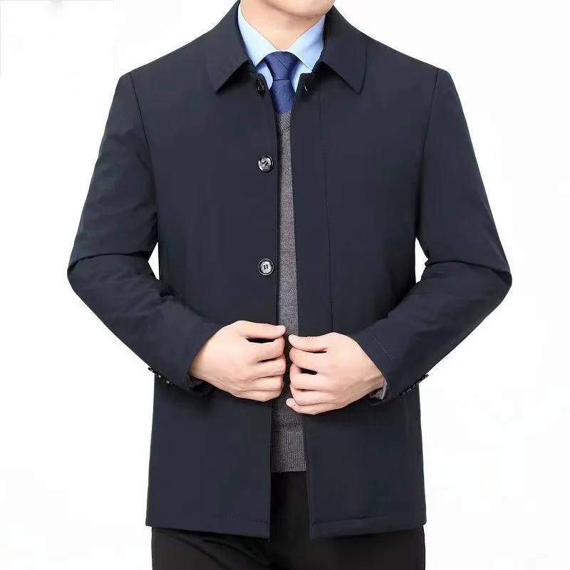 

Хлопковая зимняя куртка Thiened для мужчин среднего возраста и лет, удерживающая тепло, официальная рекламная верхняя одежда, повседневные лохи...