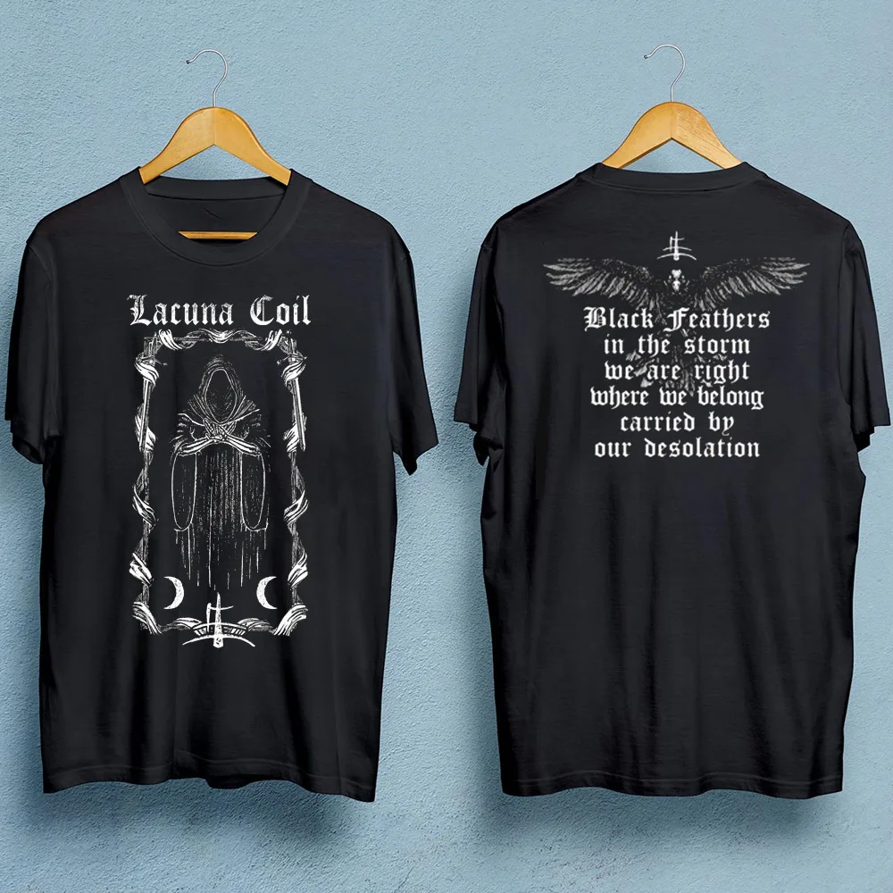 Lacuna Coil band double-sided T-shirt black Short sleeve All Sizes 1F866