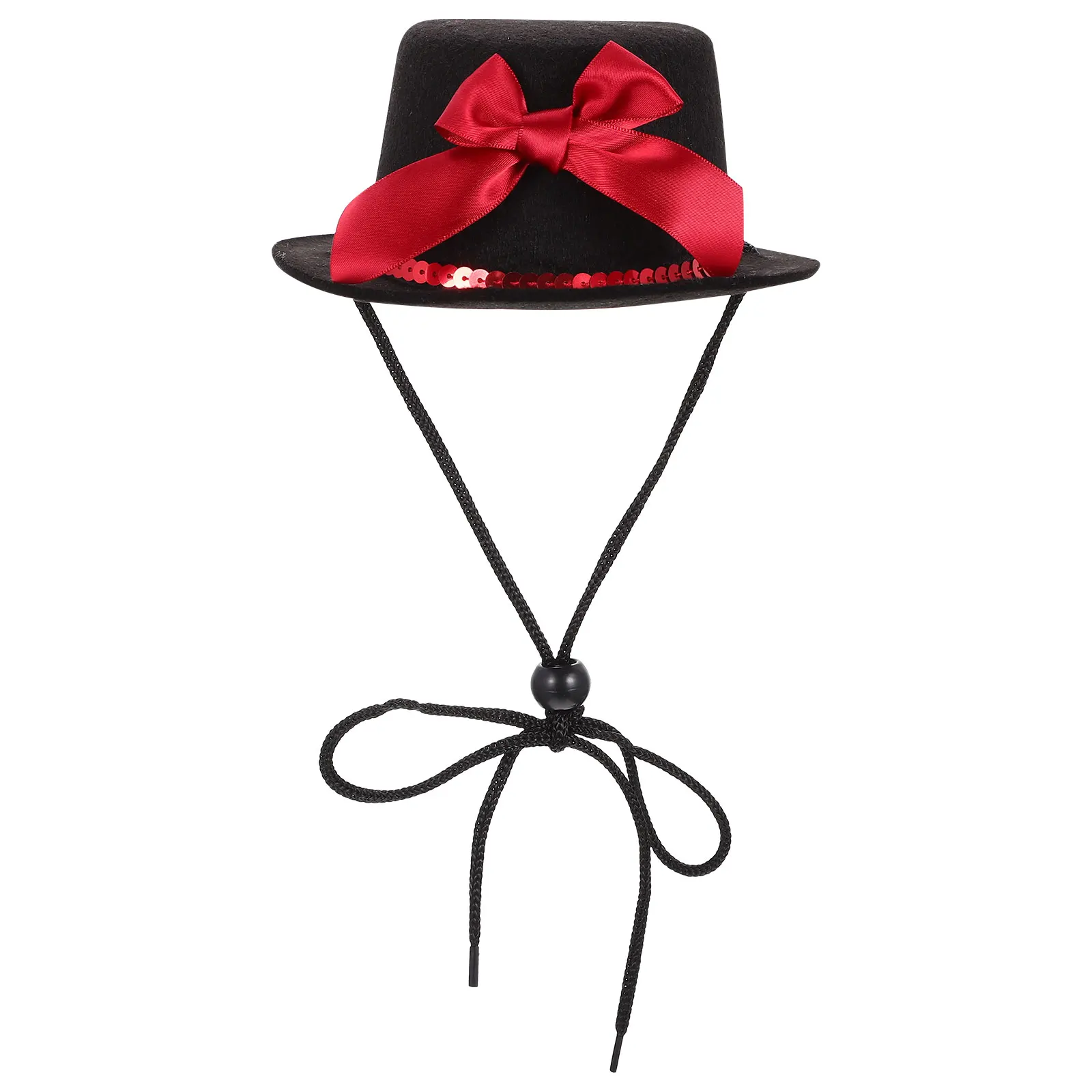 

Adjustable Lightweight Pet Puppy Party Costume Dog Decor Photo Prop Kitten Bowler Wear-Resistant Small Portable Pet Costume
