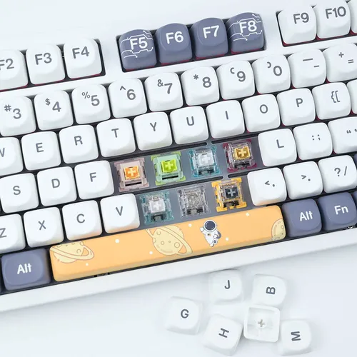 Imagen 2 del producto Interruptores Outemu, interruptor de teclado mecánico, 3 pines, silencioso, Clicky, lineal, táctil, Similar, interruptor de Panda sagrado, lubricante, RGB, interruptor MX para juegos