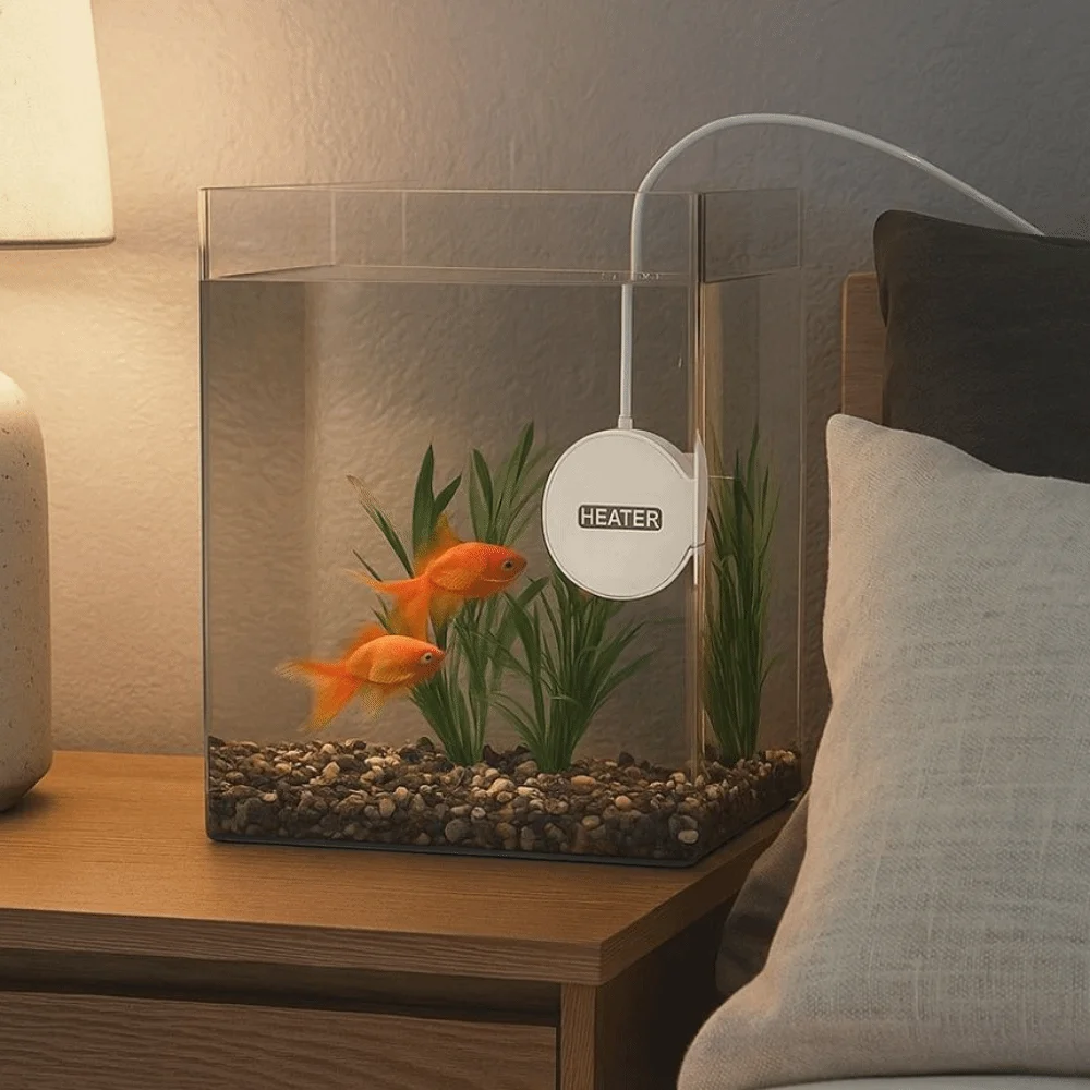

10/15W USB Mini Aquarium Heater 28-30°C Adjustable Temperature Fish Tank Heater Prevent Dry Burning Energy Saving