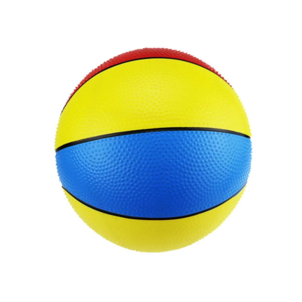 4 pçs 8.5 polegadas pequena bola de praia inflável design de basquete colorido para crianças indoor ao ar livre jogar jogos divertidos bola inflável