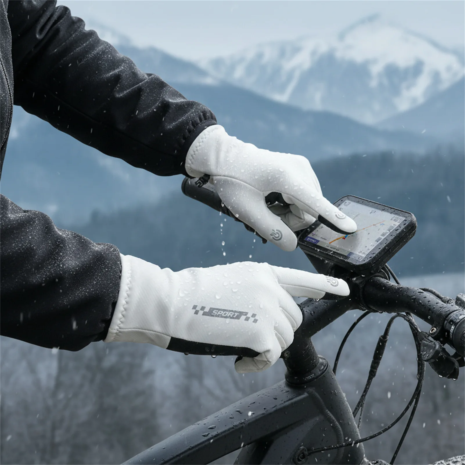 

Mwn/Women Winter Cycling Gloves Touch Screen Motorcycle Mittens Windproof Outdoor Sports Riding/Running/Hiking Gloves