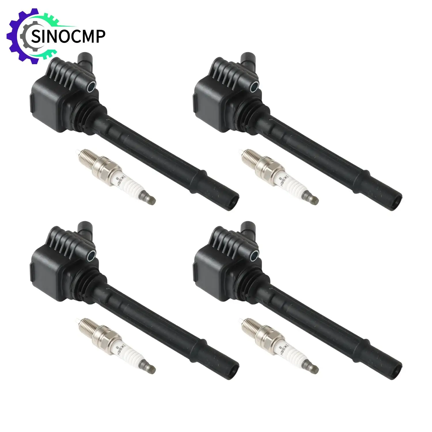 

4pcs Ignition Coils & Iridium Spark Plug for 2013-2016 Dodge Dart L4 1.4L UF673 E1173 5C1885 IC776 93618 SIKR9A7 Car Engine Part