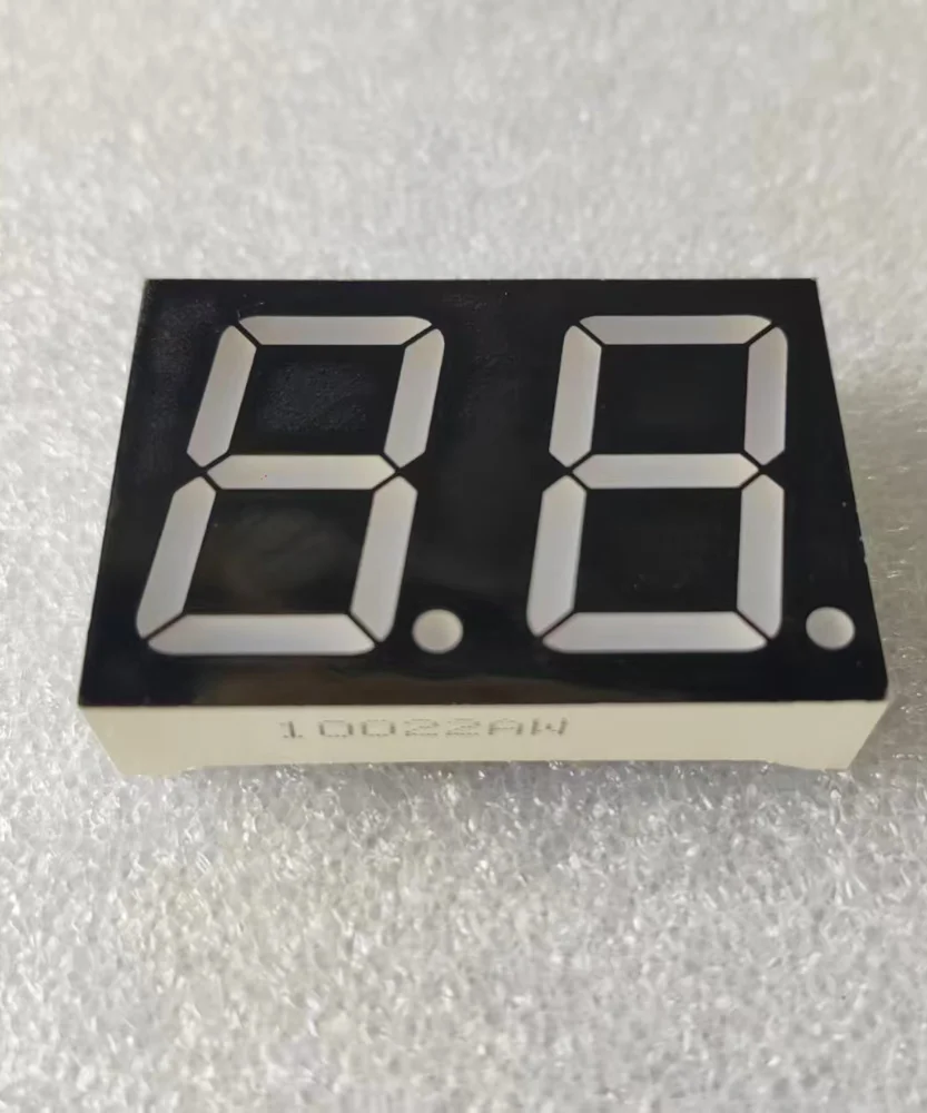 10PCS 10022AW 10022AH 10022AB 10022AG 1.0 Inch Common Cathode Two Digit Seven Segment Led Display Tube