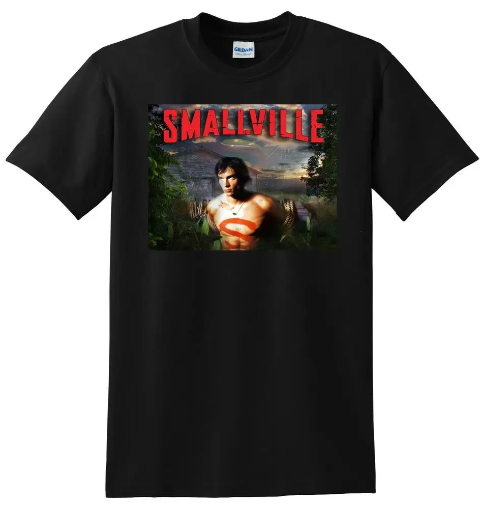 SMALLVILLE T SHIRT tv show season 1 2 3 4 bluray cover SMALL MEDIUM LARGE XL High Quality 100%Cotton Short Sleeve