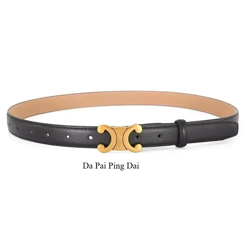 

2025 Trending! Korean Luxury Cowhide Belt - Minimalist Style, Chic Leather Waist Decor for Women