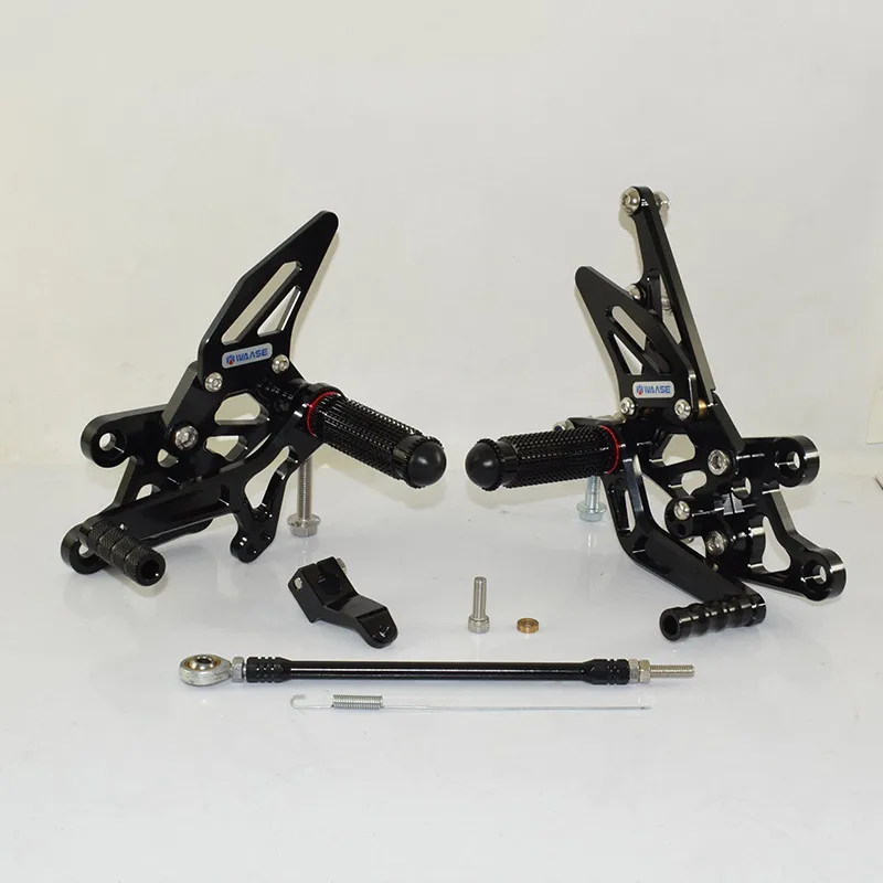 waase For Yamaha FZ8 FZ 8 2010 2011 2012 2013 Adjustable Rider Rearset Footrests Foot Rest Pegs Rear Sets