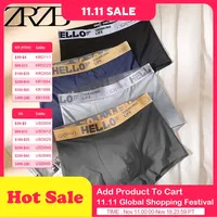 4pcs/lot Men's Panties Ice Silk Mens Boxer Sexy Thin Cool Boxers Man Breathable underpants BoxerShorts L-5XL