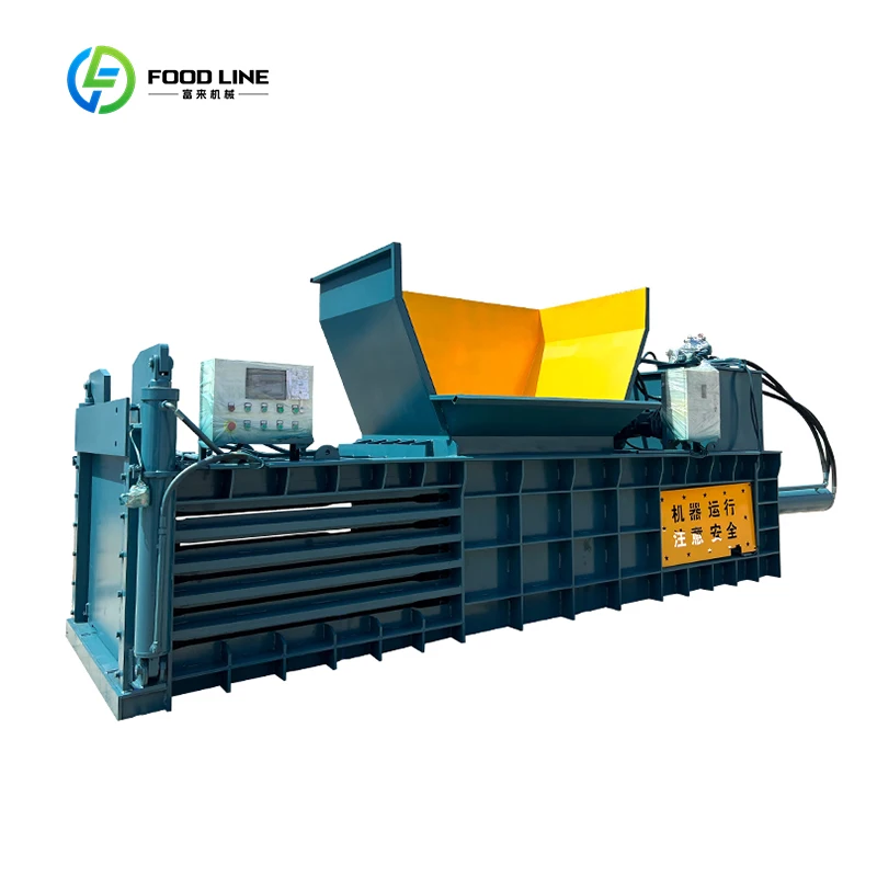 Customized Noise-Reduction Hydraulic Baler with Soundproof Cover, ≤60dB Operation,  in Residential-Area Scrap Points