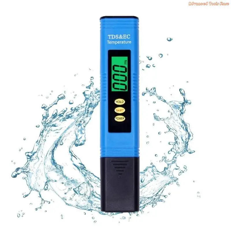 Backlit Water Quality Tester Multi-purpose Water EC Temp Meter W91B