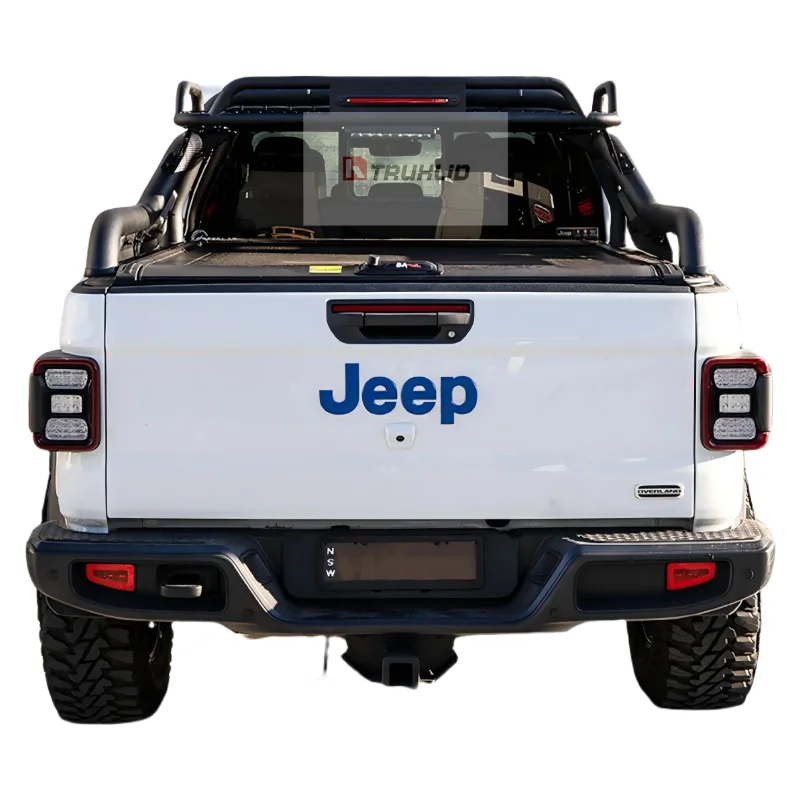 

2020-2025 Gladiator Aluminum Retractable Tonneau Bed Cover Slide Key Lock Manual Operation with Waterproof Function