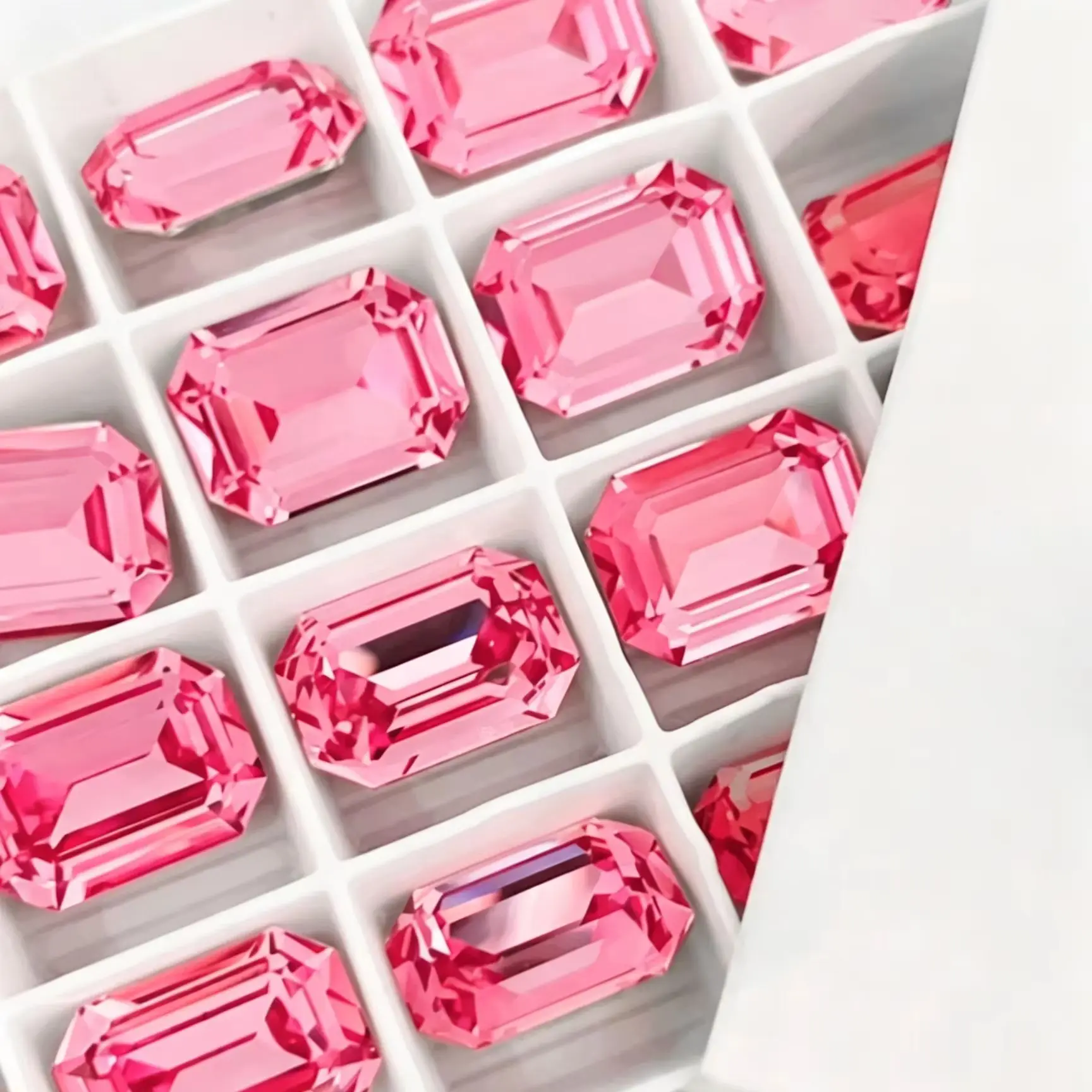 4610 K9 Glass Crystal Rhinestones Octagon Shape Strass Sew On Fancy Stones Jewelry Beads for Garment Jewelry Craft Nail Art