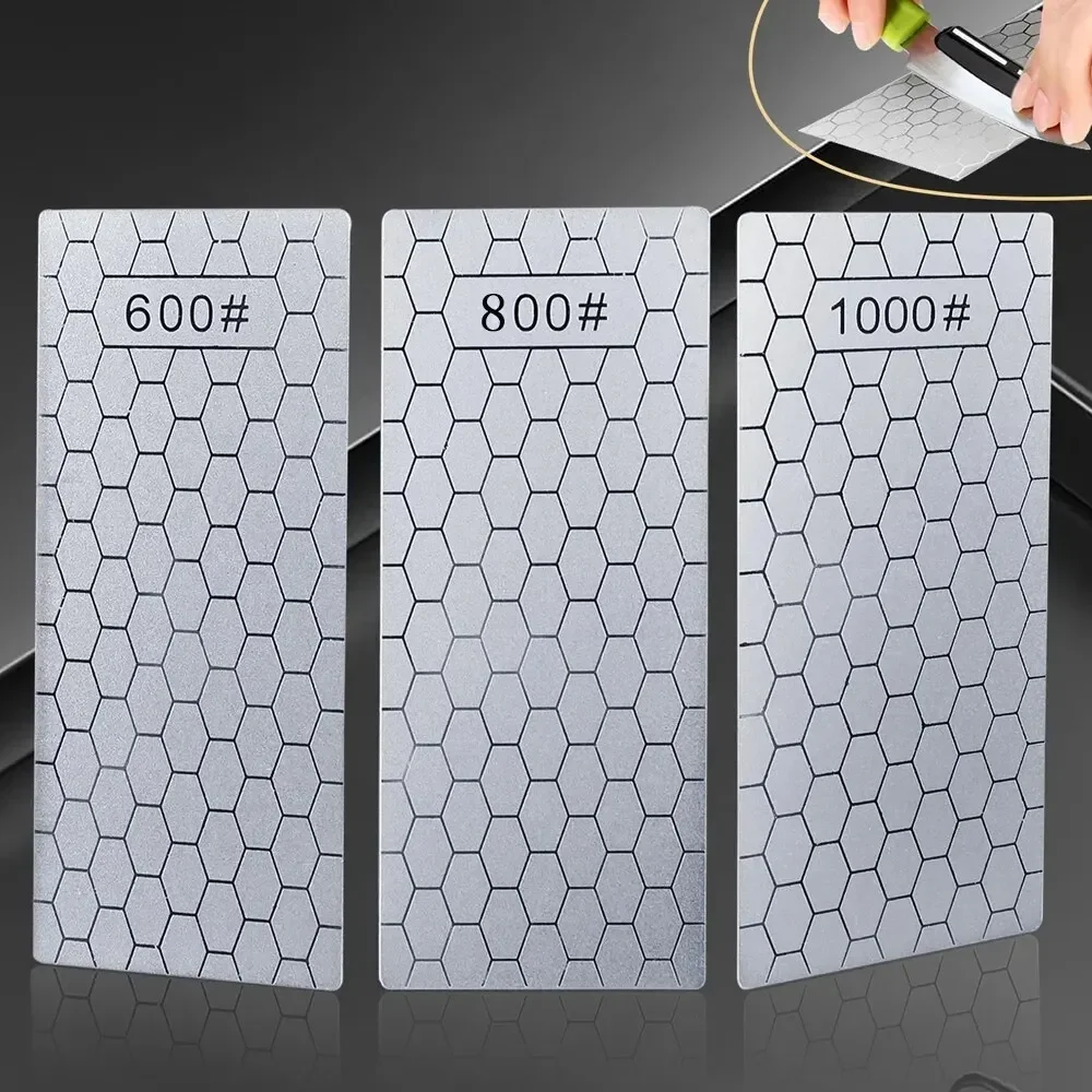 Diamond Knives Sharpening Stone 150-3000# Grindstone Knife Sharpener Ultra-thin Honeycomb Surface Whetstone