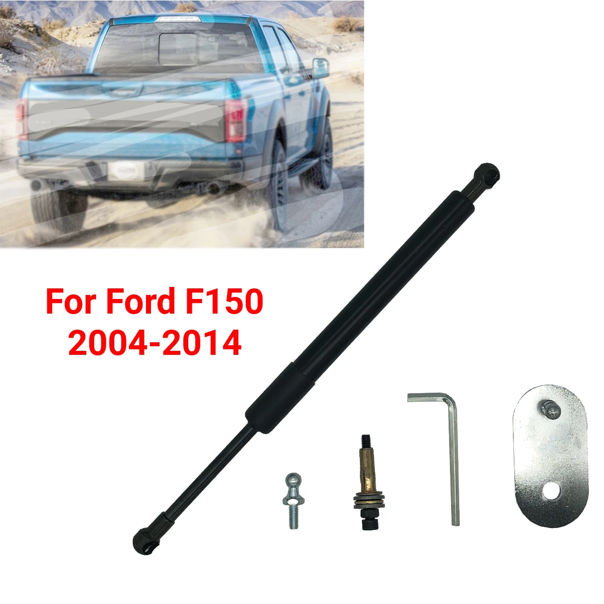 DZ43200 for Ford F150 2004-2014 for Dodge RAM 2009-2018 Pickup Rear Tailgate Assist Slow Down Damper Strut