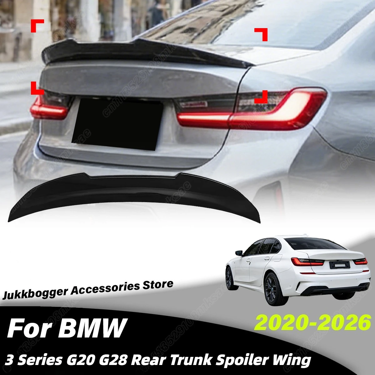 

Для BMW 3 серии G20 G28 2020-2026: задний спойлер-антикрыло, фиксированное антикрыло, декоративные аксессуары